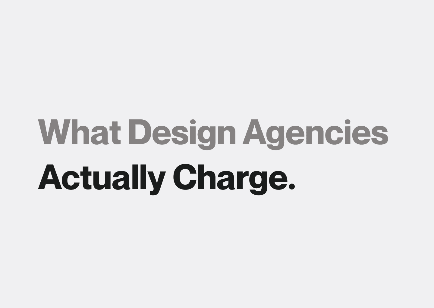 What Design Agencies Actually Charge: 21 Agencies, Verified on Clutch