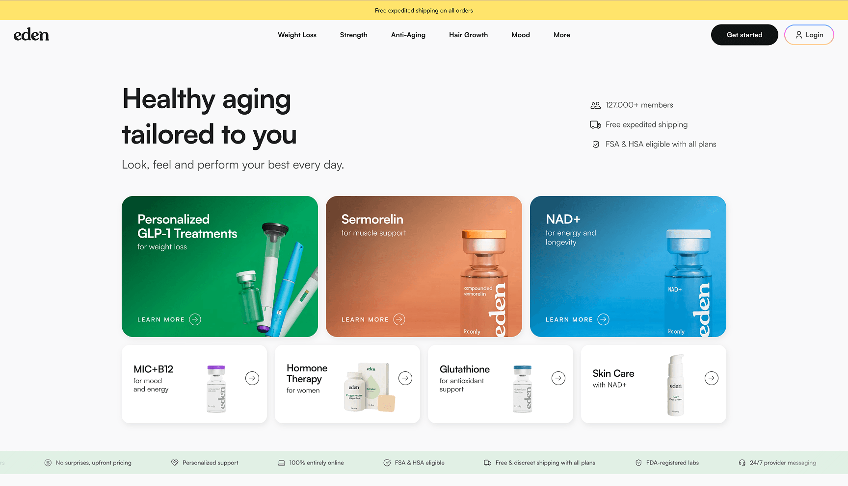 tryeden.com — homepage.