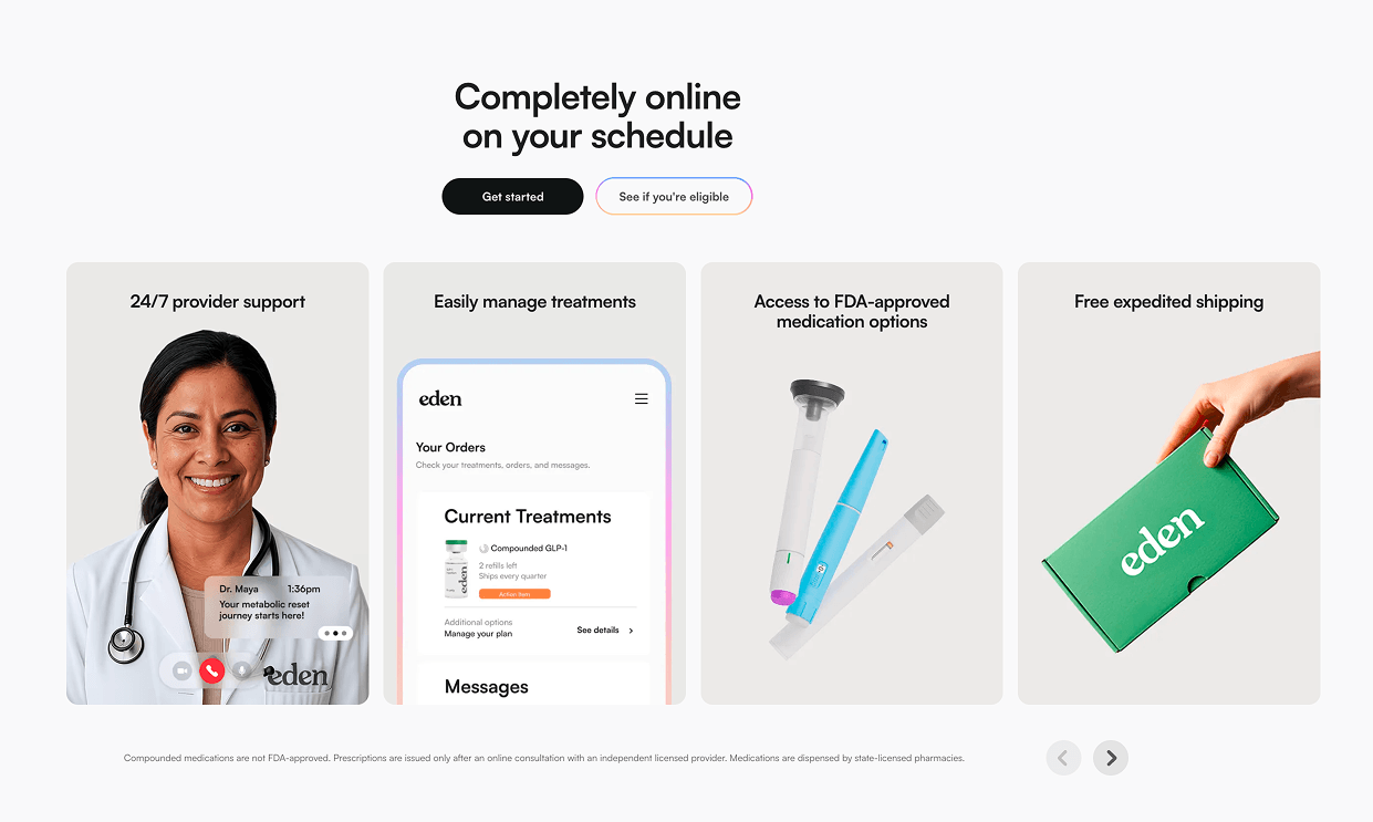 tryeden.com — features.