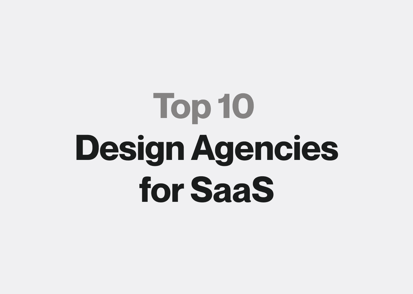 Top SaaS Design Agencies in 2026 (Ranked by What Actually Matters)