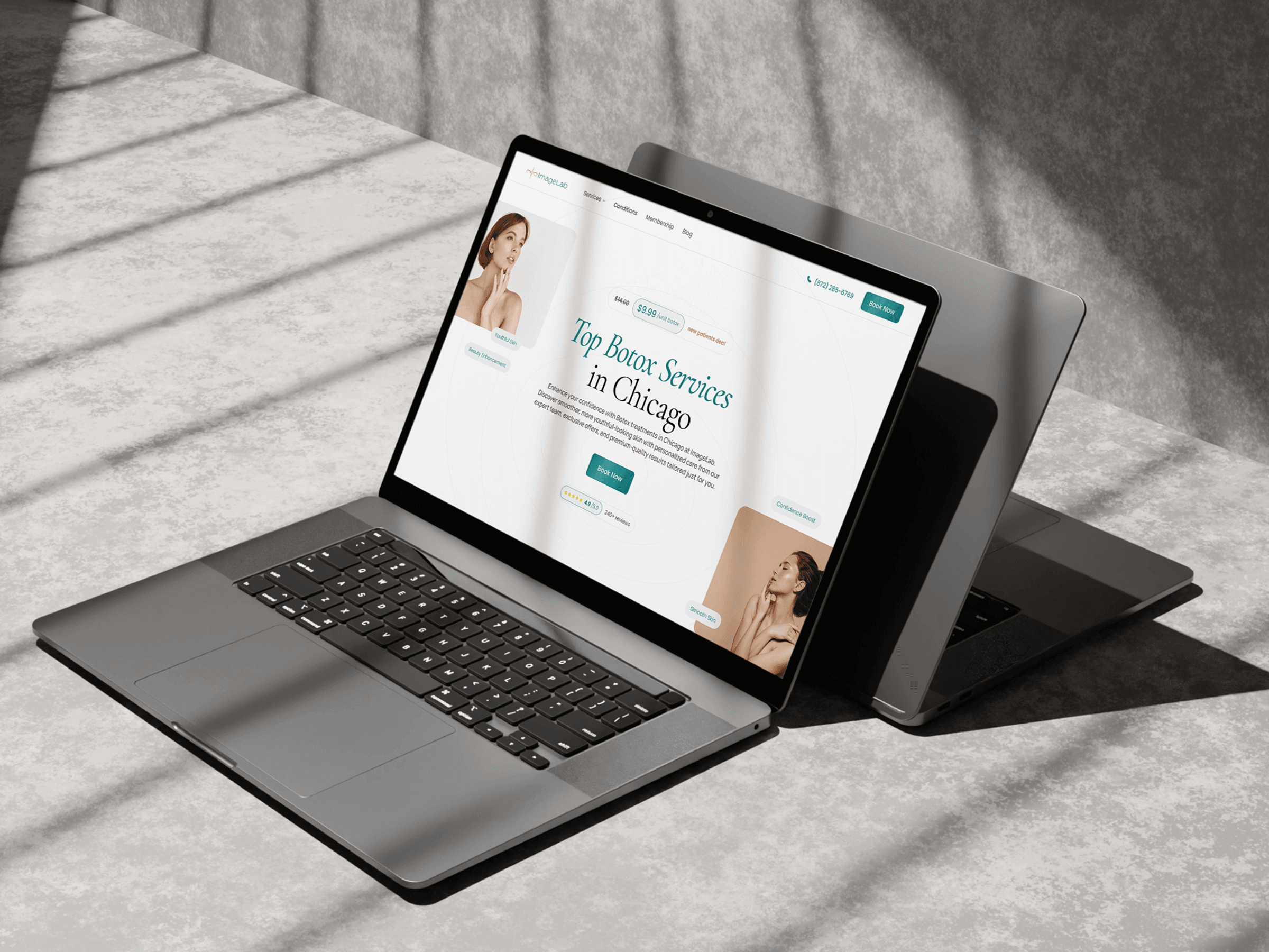 Image Lab — Med Spa Website Redesign That Cut Lead Costs by 21%
