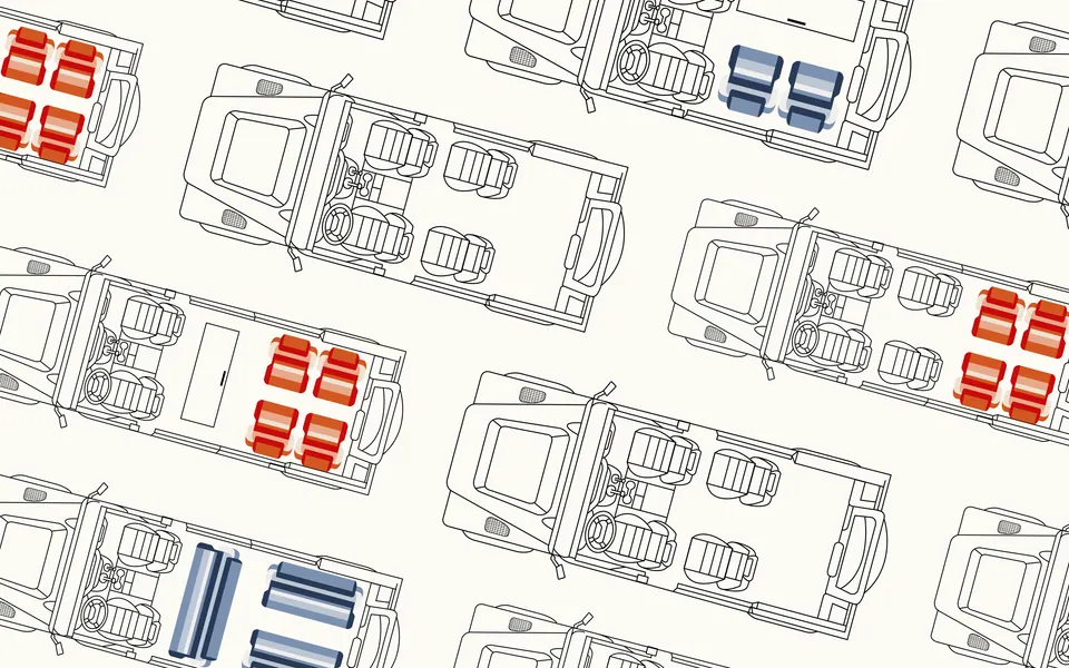 Refinery pattern design — Defender line-art motif in brand colours